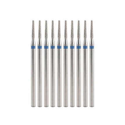 10Pcs Diamond Milling Cutter For Manicure Electric Nail Drill Bits Accessory Pedicure Machine Nail File Gel Remover Tool uñas Accesorios Y Herramientas