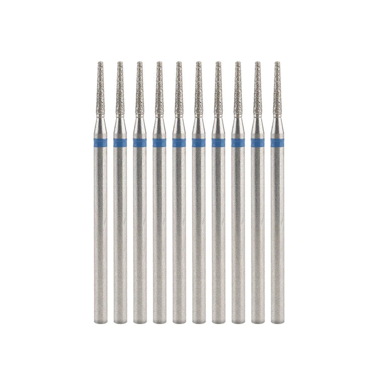 10Pcs Diamond Milling Cutter For Manicure Electric Nail Drill Bits Accessory Pedicure Machine Nail File Gel Remover Tool uñas Accesorios Y Herramientas