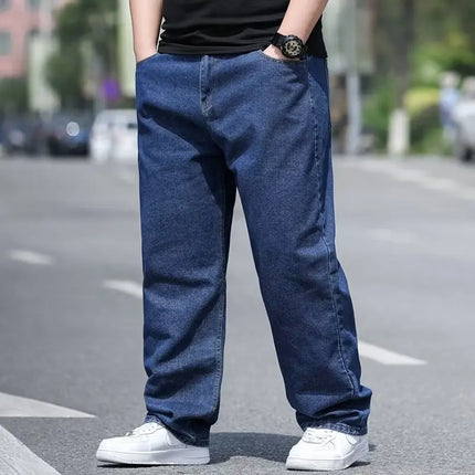 Oversize Jeans for Man Male Jeans Pants Denim Pants Men's Jean Big Size Baggy Y2k Mens Cargo Black New Wide Leg Trousers