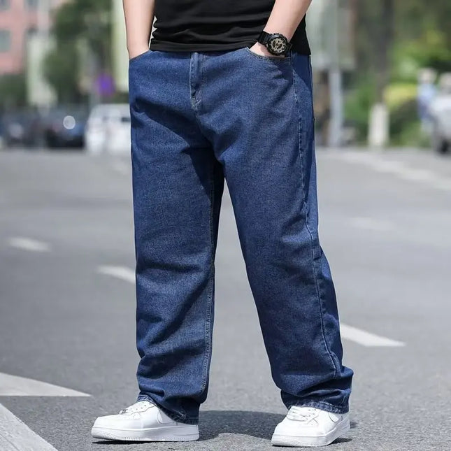 Oversize Jeans for Man Male Jeans Pants Denim Pants Men's Jean Big Size Baggy Y2k Mens Cargo Black New Wide Leg Trousers