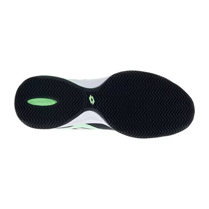 Padel Lotto Superrapida 400 IV Black/Green Sneakers PlatiNum