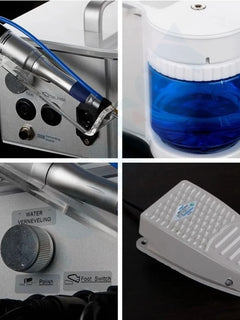 Nail Drill Machine Pullyon ProSpray FP Electric Adjustable Spray Foot Pedal Control for Manicure Pedicure Salon Nail Art Equipment