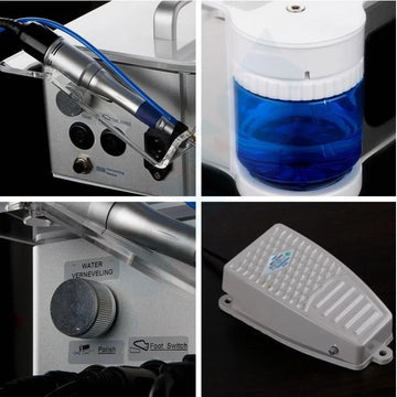 Nail Drill Machine Pullyon ProSpray FP Electric Adjustable Spray Foot Pedal Control for Manicure Pedicure Salon Nail Art Equipment