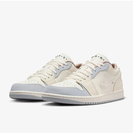 Scarpe sportive durevoli Nike Air Jordan 1 Low originali da donna IH7323-100 platinumshop