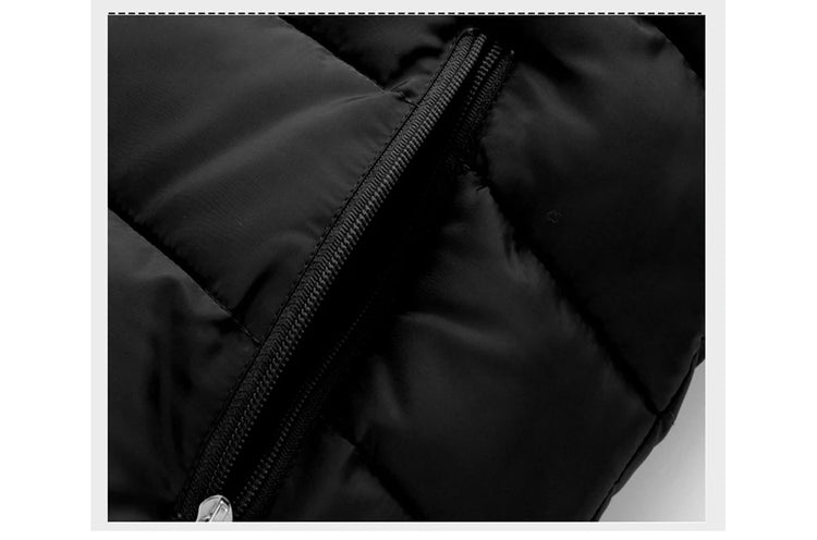Autumn Winter Mens Warm Down Padded Vests Fashion Men Thermal Windbreaker Waistcoats Men Zipper Hooded Parkas Vests Clothing