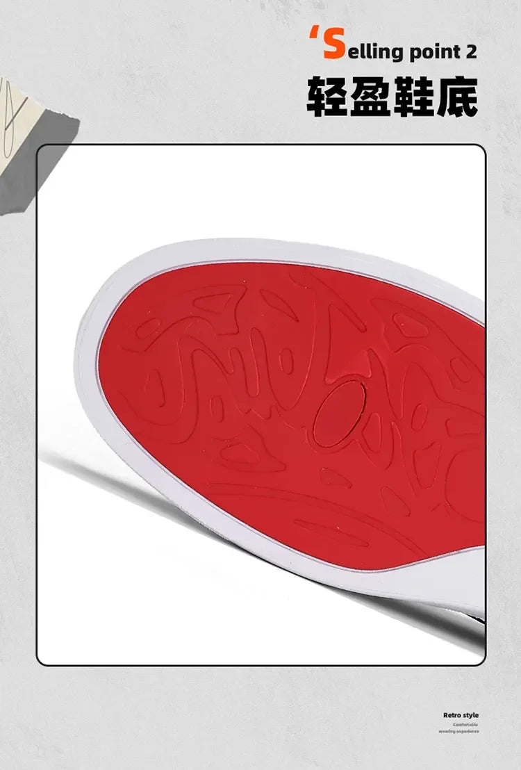 2025 New Men's Casual Shoes Comfortable Soft Punk Style Board Shoes Fashion Nail Anti Slip Wear Resistant Personalized Sneakers