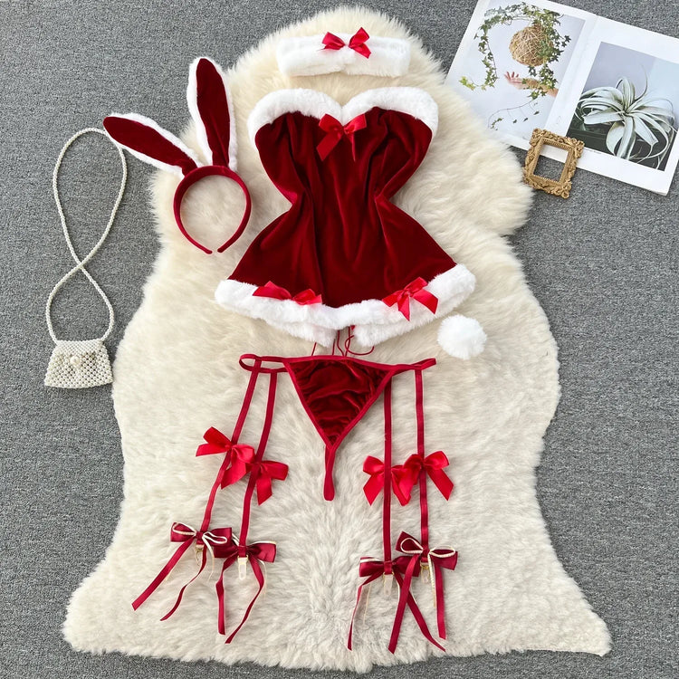 Tornova Sexy Uniform Lingerie Set Women's Underwear Sexy Lingerie Outfit Bra Sexy Set Lingerie Exotic Play Uniform Underwear Set