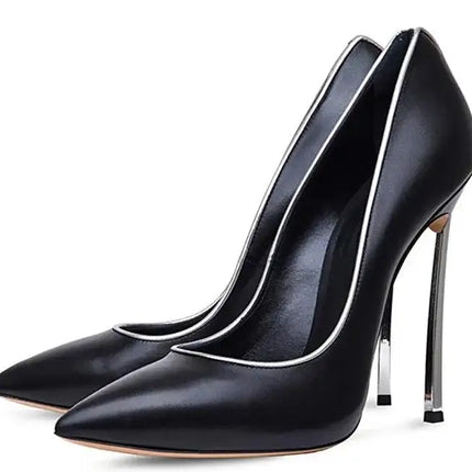 Nuove donne di estate pompe superficiale peep-toe tacchi alti scarpe da donna donna metallo stiletto punta a punta scarpe da donna Zapatos De Mujer platinumshop