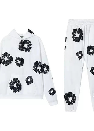 DENIM TEARS brand hot selling new fashionable foam cotton printed hoodie, European and American fashionable men's sports suit PlatiNum