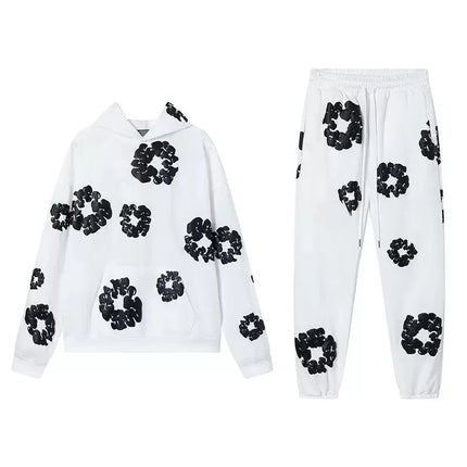 DENIM TEARS brand hot selling new fashionable foam cotton printed hoodie, European and American fashionable men's sports suit PlatiNum