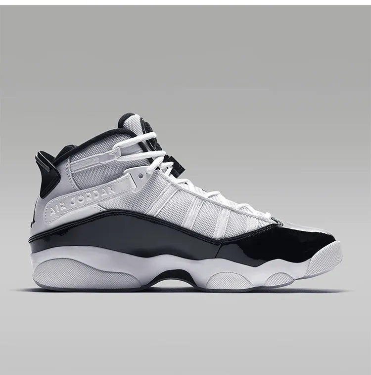 Nike Official Genuine JORDAN 6 RINGS Men's Sports Shock Absorption Basketball Shoes 322992-104