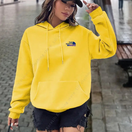 North America letter Print Hoodies Women tops Sweatshirt Aesthetic Hooded Shirt pink designer Luxury clothing Woman y2k clothes