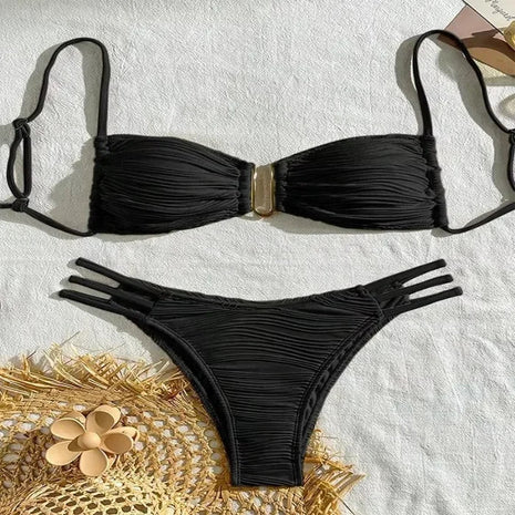 Costumi da bagno sexy da donna, bikini push-up, abbigliamento da spiaggia femminile, set bikini brasiliano PlatiNum