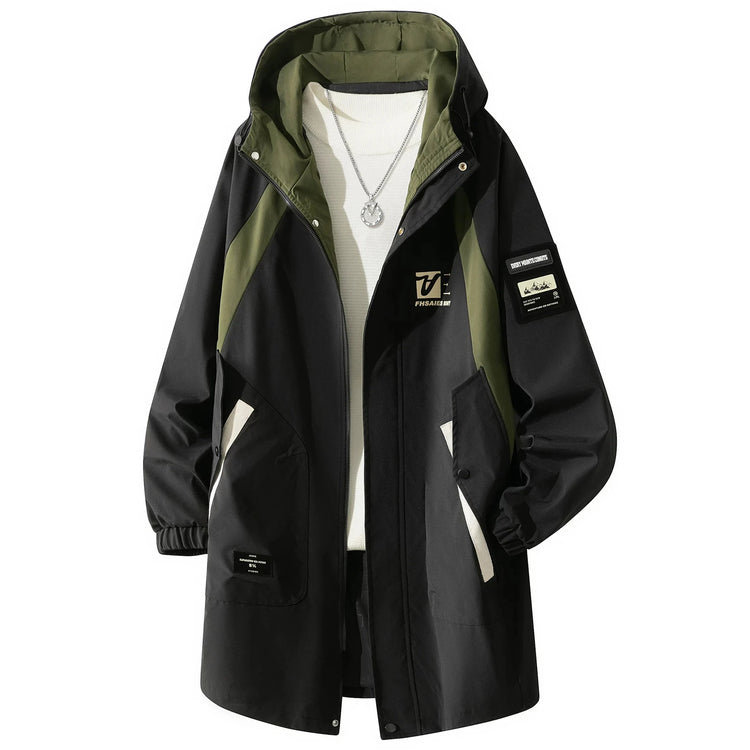 8XL Plus Size Men Jackets Windbreaker Long Hooded Coat Man Big Size 7XL Jackets Outwear