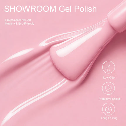 Misscheering 7.5ml Nude Pink Removable Gel Nail Polish UV/LED Gel Suitable  All Skin Tones Professional Nail Salons And Home DIY