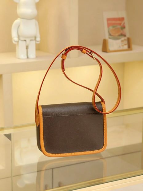 Borsa a tracolla da donna spaziosa e leggera in microfibra effetto pelle, perfetta per il weekend, lo shopping al supermercato e l'uso quotidiano.