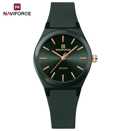 NAVIFORCE 2025 Orologi moda donna Orologio al quarzo Sport Cinturino in silicone Orologi da polso da donna Orologio semplice Regalo relogios feminino platinumshop