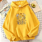 Hoodie Sweatshirt Vintage Floral Print Hoodies Spring Autumn Winter Casual Hoodies Sweatshirts Men Women Retro Clothes