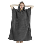 Poncho da surf Asciugamano Poncho Asciugamano ad asciugatura rapida Felpa con cappuccio Abito da spiaggia in microfibra Poncho fasciatoio Asciugamano da bagno Poncho da spiaggia per adulti