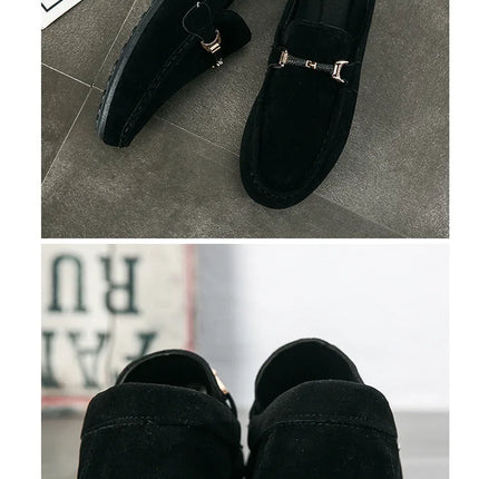 Estate nuove scarpe da uomo alla moda mocassini morbidi di alta qualità mocassini in pelle scamosciata Casual Flats Outdoor Light Walking scarpe da uomo Zapatos
