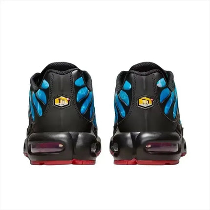 Nike Air Max Plus TN Black Baltic Blue Men's Fashion Breathable Mesh Upper Air Cushion Casual Sneakers HQ3824-001