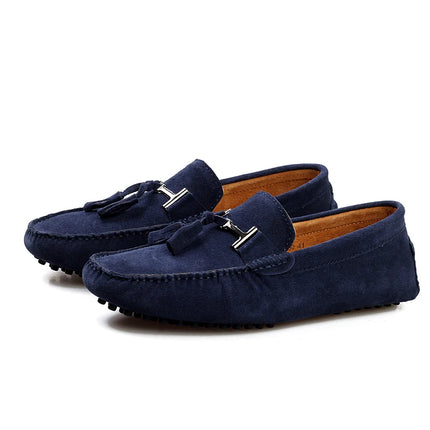 Mocassini da uomo primavera estate scarpe Casual in pelle scamosciata Slip-ons da uomo Luxury Brand Mocassin Man Plus Size 50 51 52 53 per piede grande