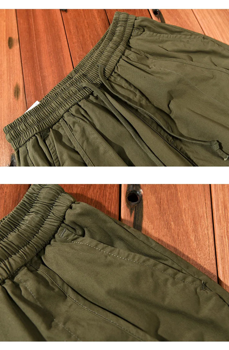 Winter New Thickened 100% Cotton Cargo Velvet Men's Winter Pants Comfortable Soft Keep Warm Retro Street Trousers  AZ640