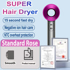 SenCiciMen Professional Hair Dryer Set Hair-care Negative Ion Leafless Hairdryer High Speed Blow Dryer Salon Styling Tool 1600W