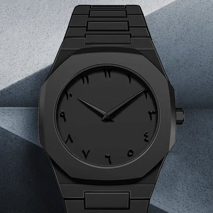 Orologio al quarzo dal design minimalista per uomo, casual, leggero, cinturino in plastica, impermeabile, sportivo, da lavoro, orologio creativo da uomo platinumshop
