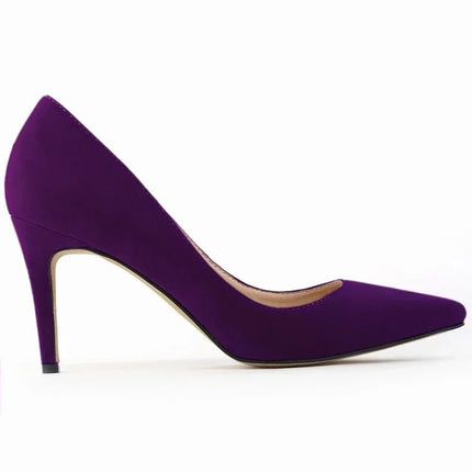 Tacchi alti Décolleté classici Tacchi a spillo da donna Punta ponited sexy Moda Ufficio Festa Matrimonio rosso Comfort femminile Scarpe da festa da donna platinumshop