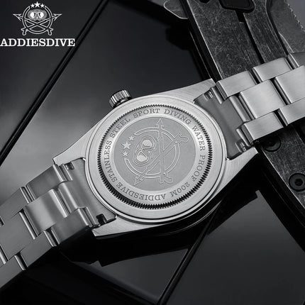 ADDIESDIVE New Gift Watch For Men AD2068 Quartz Watches 39mm Waterproof 200m Ceramic Bezel BGW9 Luminous Diving Leisure Wristwat