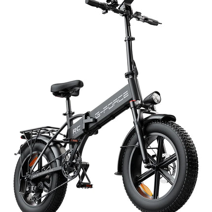 Bicicletta Elettrica Pieghevole G-FORCE RC per Adulti, Motore 750W, Batteria 48V 20AH, Pneumatici Fat da 20 Pollici, Bici Elettrica Urbana