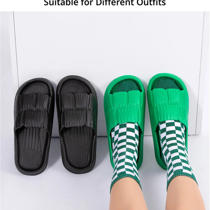 2023 Women's Soft Sole Cloud Slippers Thick Platform Indoor Outdoor Summer Beach Sandals EVA Non-slip Flip Flops