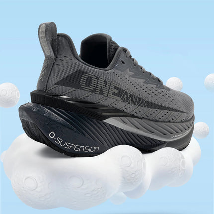 ONEMIX Scarpe da fondo Scarpe da ginnastica maschili antiscivolo Sport all'aria aperta Scarpe da jogging da passeggio per uomo Scarpe da trail running di alta qualità PlatiNum
