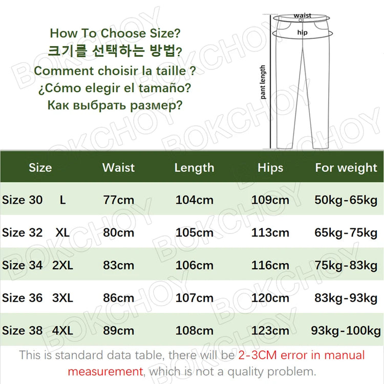 Autumn New Cargo Loose Multi-pockets 100% Cotton Straight Pants for Men Clothing Comfort Zipper Male Trouser GF258113