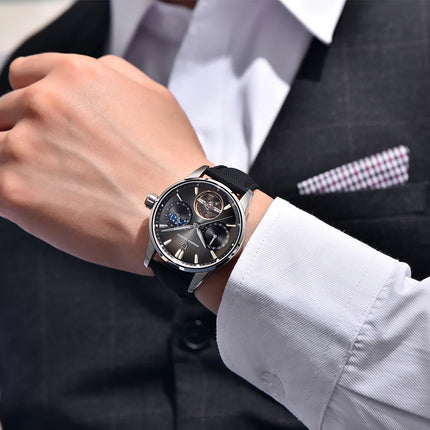 PAGANI DESIGN 41MM Orologio da uomo Orologio meccanico automatico di lusso Orologio da pilota impermeabile in acciaio inossidabile da 100 m PDYS021