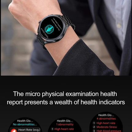 Nuovo Smartwatch 2026 per Analisi del Grasso Corporeo, ECG+PPG, Acido Urico, Pressione Sanguigna, Ossigeno nel Sangue, Orologio con Chiamate per Uomini e Donne platinumshop