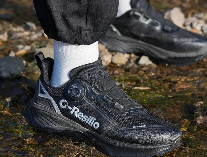ONEMIX autunno inverno scarpe sportive Casual impermeabili da uomo scarpe da passeggio all'aperto abbigliamento leggero scarpe da papà antiscivolo da donna PlatiNum