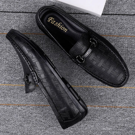 Nuovi Mocassini Neri da Uomo 2026, Scarpe in Pelle di Alta Qualità, Design Elegante, Suola Morbida, Comode Scarpe Casual