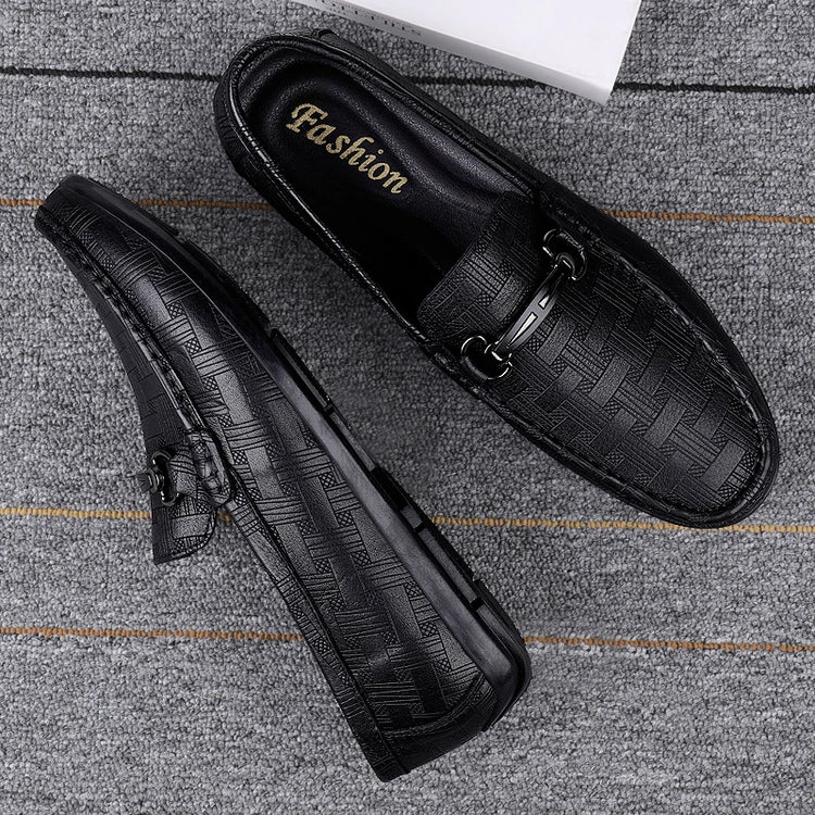 Nuovi Mocassini Neri da Uomo 2026, Scarpe in Pelle di Alta Qualità, Design Elegante, Suola Morbida, Comode Scarpe Casual