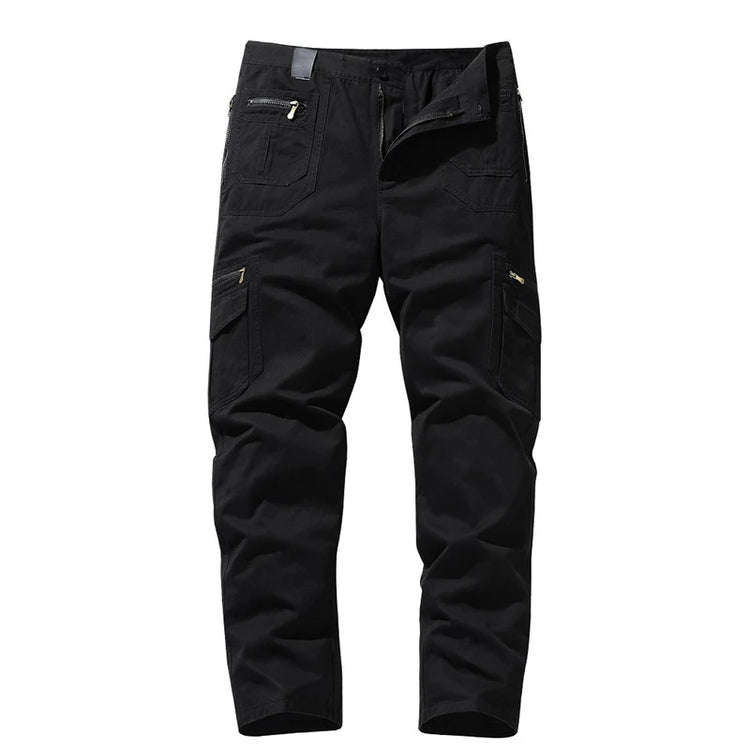 Cargo Pants Cotton Tactical Casual Pants Men Multi-Pockets Casual Pants Traninig Work Trousers For Man 2024 Plus Size 5XL