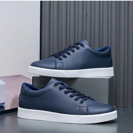 2026 New Fashion Mens Casual Shoes Genuine Leather Designer Lace-up Sneakers High Quality Outdoor walking Mocassin Footwear