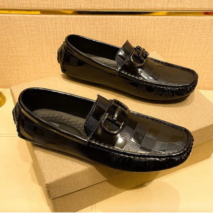 Mocassini in vera pelle da uomo design mocassino slip on morbido piatto scarpe casual da uomo guida calzature maschili scarpe da barca fatte a mano