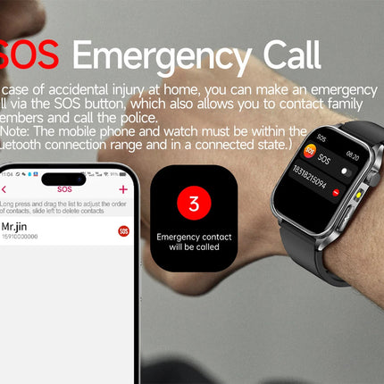 2026 Nuovo 650nm Terapia Laser Grassi nel sangue Acido urico Pressione sanguigna Smart Watch ECG + PPG Preciso Monitor di salute Smartwatch per gli uomini platinumshop