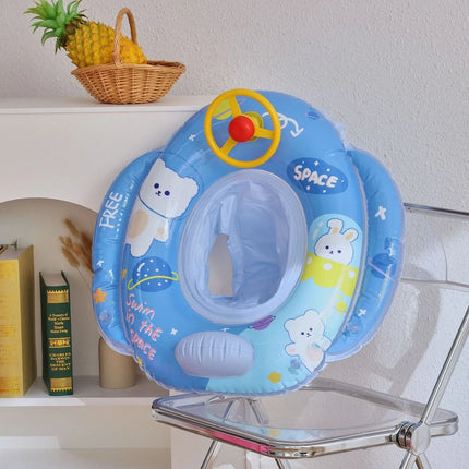 Rooxin Flamingo Nuoto Cerchio Bambino Infantile Galleggiante Piscina Anello di Nuoto Con Parasole Sedile Galleggiante Estate Spiaggia Piscina Festa Giocattoli