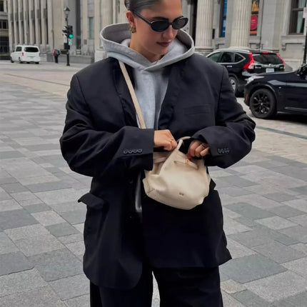 Borsa a Mano di Lusso JW PEI per Donne, Borsa a Tracolla in Pelle, Design Elegante, Grande Capacità, Borsa Hobo con Manico Superiore, Shopper per Lavoro