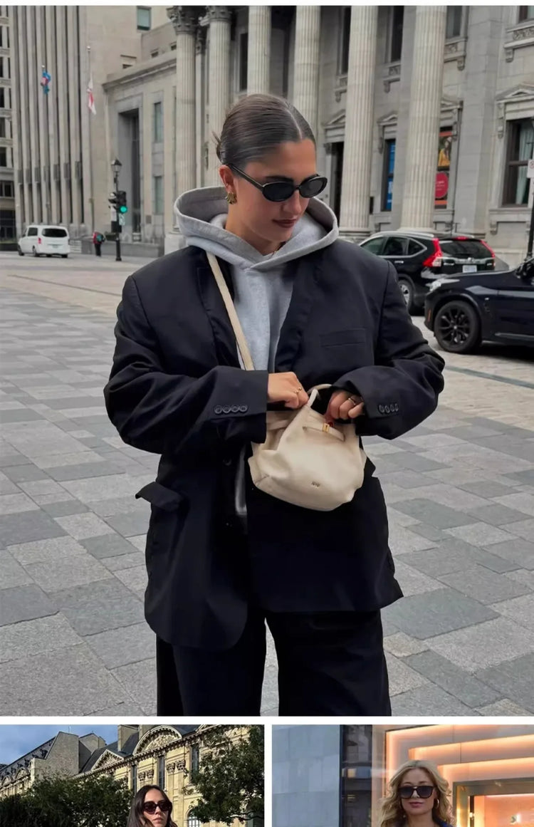 Borsa a Mano di Lusso JW PEI per Donne, Borsa a Tracolla in Pelle, Design Elegante, Grande Capacità, Borsa Hobo con Manico Superiore, Shopper per Lavoro