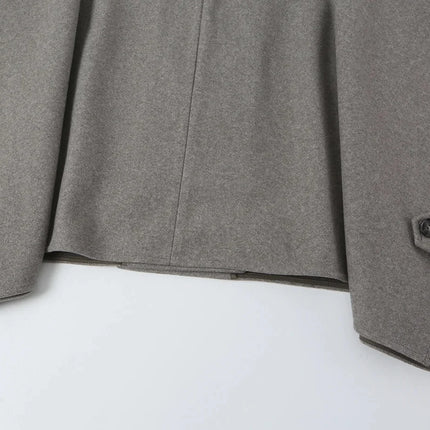KONDALA High Street Holiday Chic Women Cloak Coat Turtleneck Double Breasted Loose Coat Fashion 2026 Fall Winter Night Out Coat