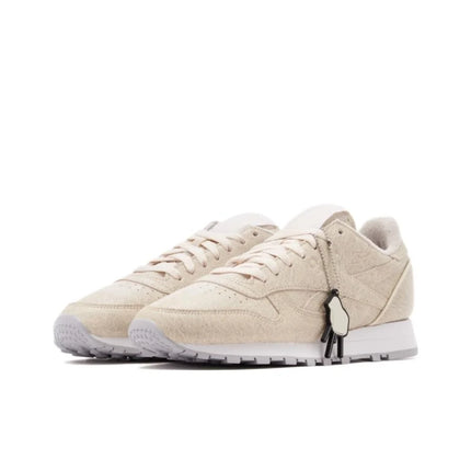 Eames x Reebok Comfortable Leather Abrasion Resistant Abrasion Resistant Low top Running Shoes Men's Beige Brown FZ5861