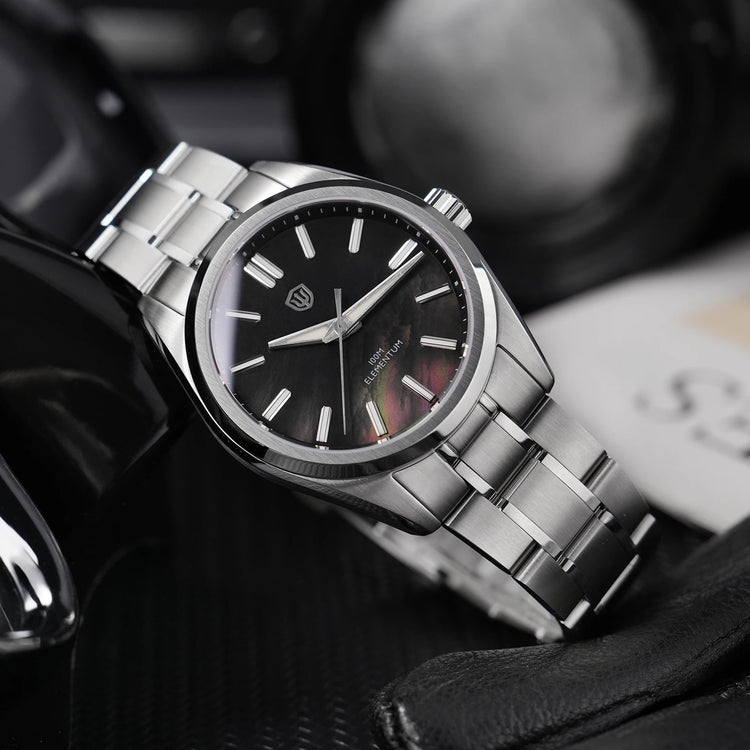 Watchdives WD0003C 38mm Watch VH31 Sweep Seconds Quartz Movement Stainless Steel Watch Elementum Original Design Men Wristwatch